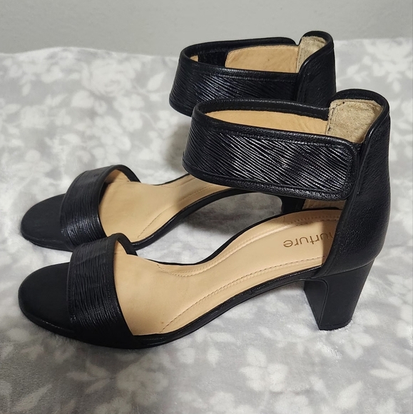 NATURE SIZE 8 Elegant Black Women's Sandals - Picture 7 of 7